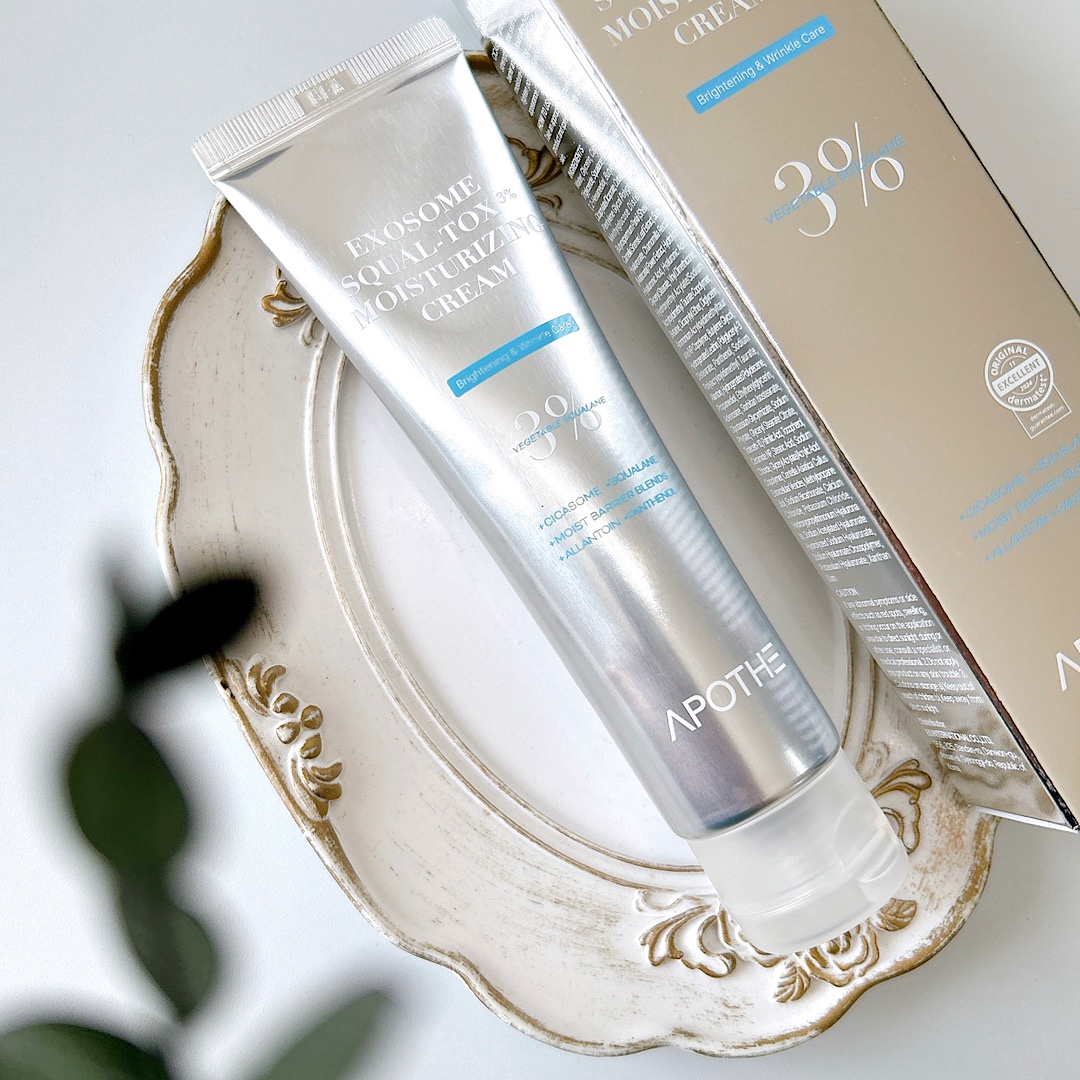 エクソソームスクアルトックスモイスチャーライジングクリーム/APOTHE/フェイスクリームを使ったクチコミ（1枚目）