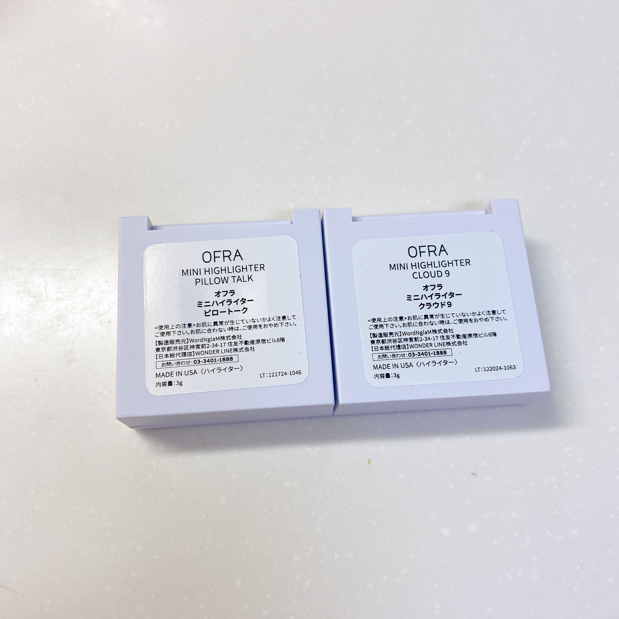 OFRA mini Highlighter/Ofra Cosmetics/パウダーハイライトを使ったクチコミ（3枚目）