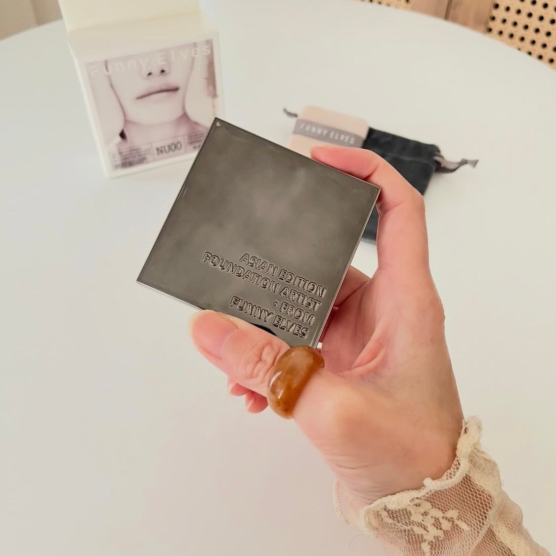 ソフトマットプレストパウダー/FUNNY ELVES方里/プレストパウダーを使ったクチコミ(4枚目)