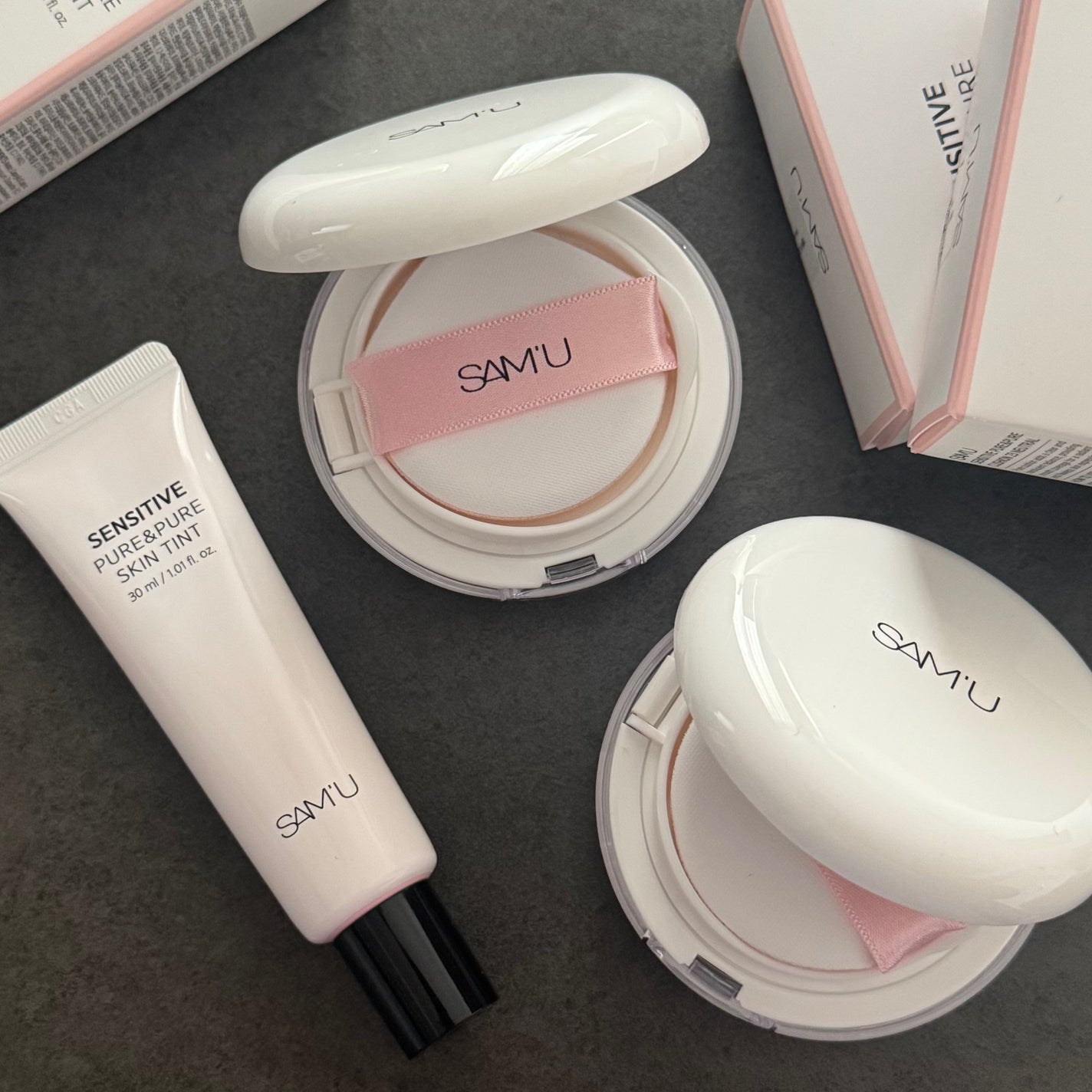 センシティブピュア&ピュアスキンティント/SAM'U/化粧下地を使ったクチコミ(4枚目)
