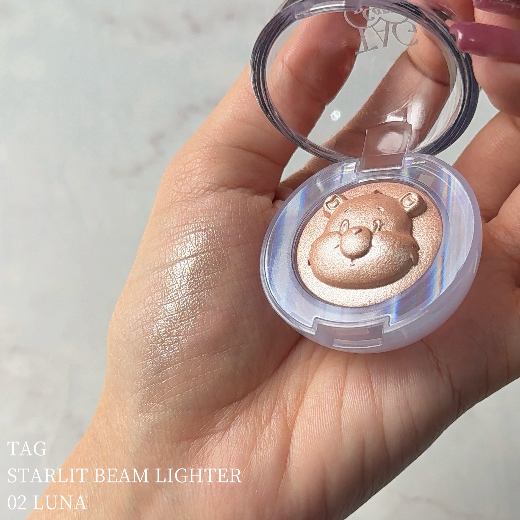 Starlit Beam Lighter/TAG/パウダーハイライトを使ったクチコミ（2枚目）