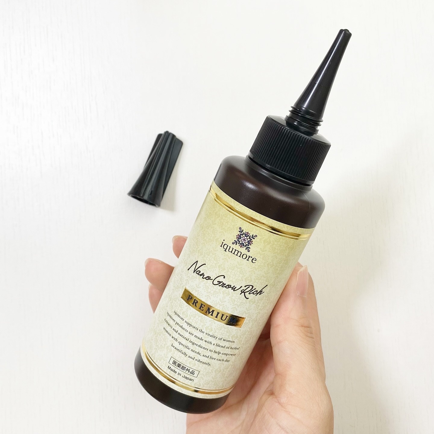 イクモアナノグロウリッチプレミアム/iqumore/頭皮ローションを使ったクチコミ（2枚目）