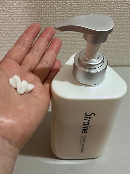 ストレートシャンプー/ストレートトリートメント ホワイトブロッサムの香り/Straine/市販シャンプーを使ったクチコミ(4枚目)