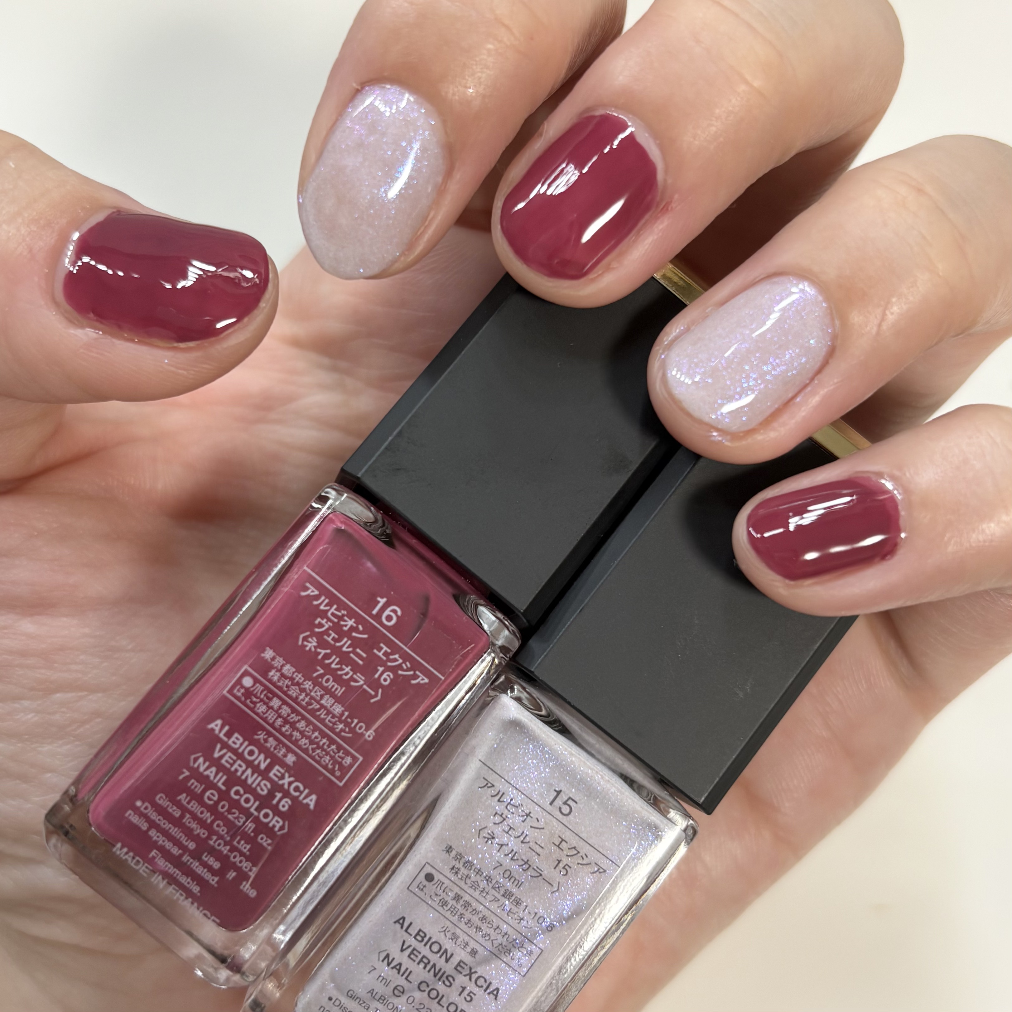 エクシア ヴェルニ/ALBION/マニキュアを使ったクチコミ（1枚目）