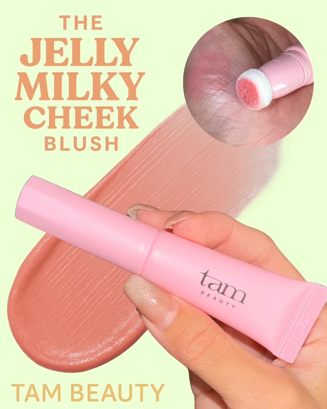 ザ・ゼリーミルキーチークブラッシャー 02 Sun Flush/tam BEAUTY/ジェル・クリームチークを使ったクチコミ（1枚目）