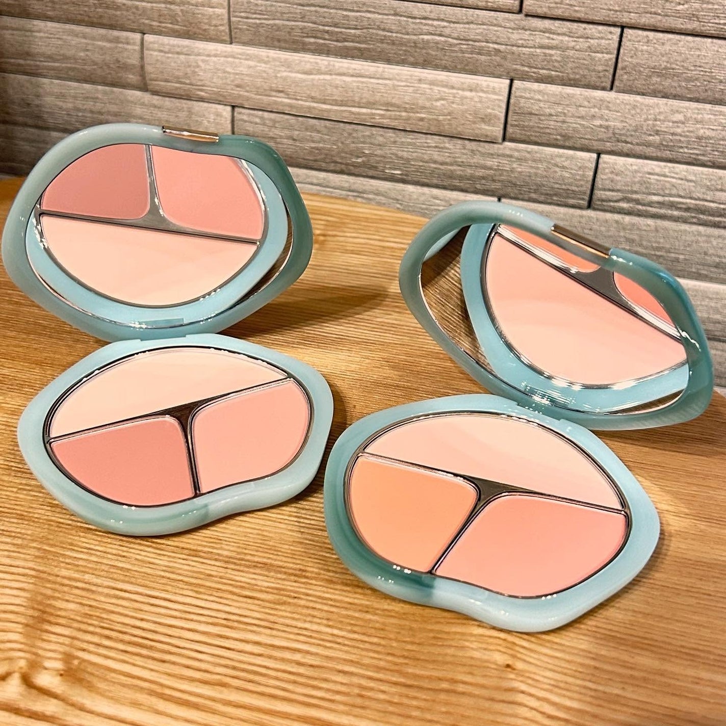 TIMAGE 3色チークパレット/TIMAGE/パウダーチークを使ったクチコミ(1枚目)