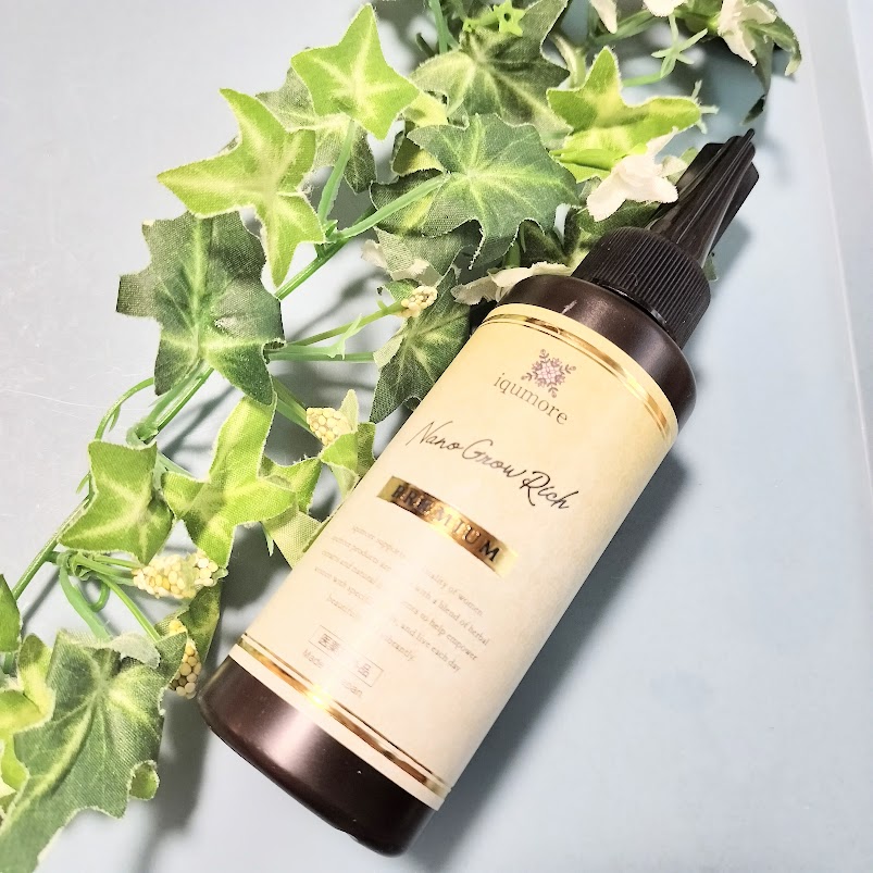 イクモアナノグロウリッチプレミアム/iqumore/頭皮ローションを使ったクチコミ（1枚目）