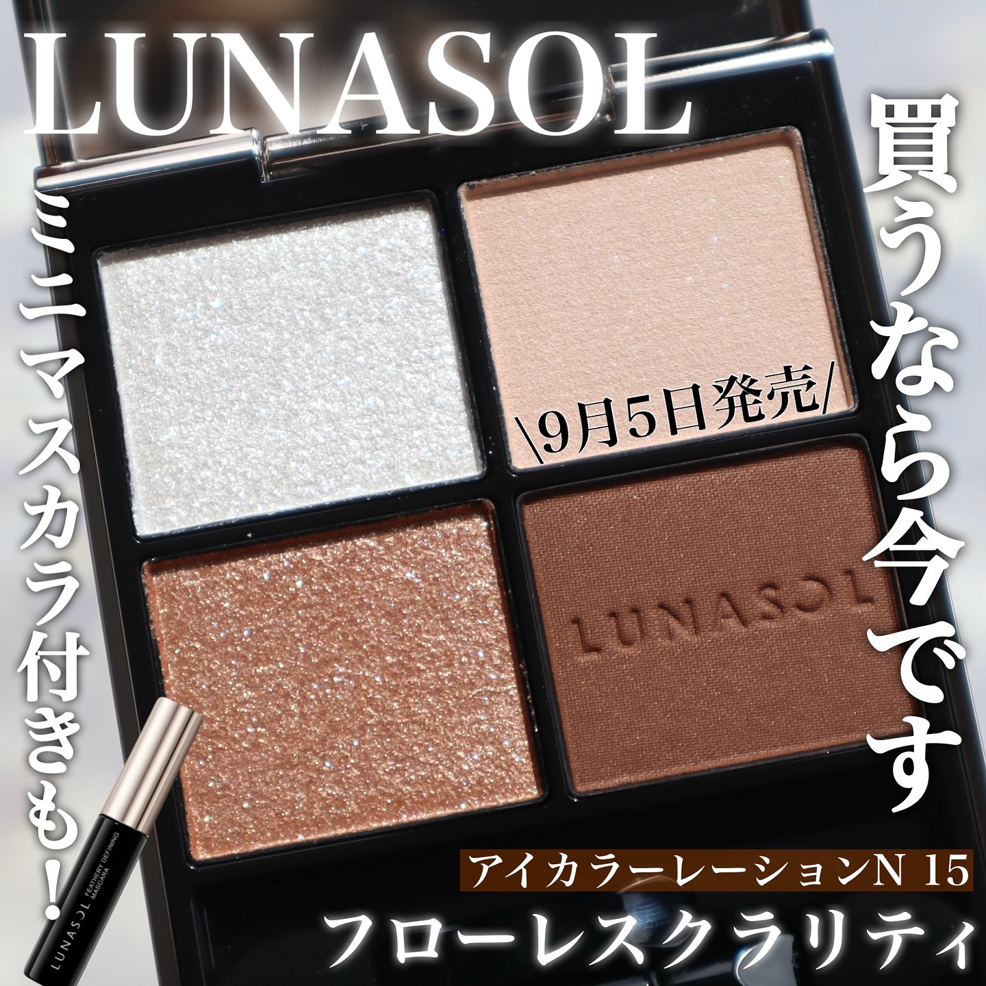 ルナソル アイカラーレーションN/LUNASOL/アイシャドウパレットを使ったクチコミ（1枚目）