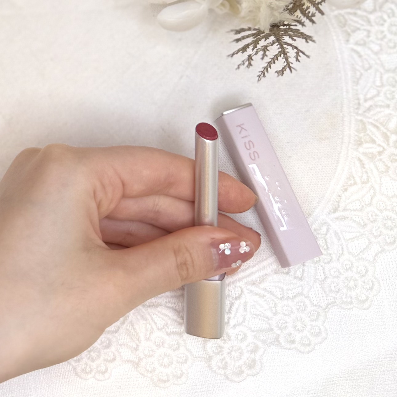 キス リップアロー グロウ/KiSS/口紅を使ったクチコミ（1枚目）