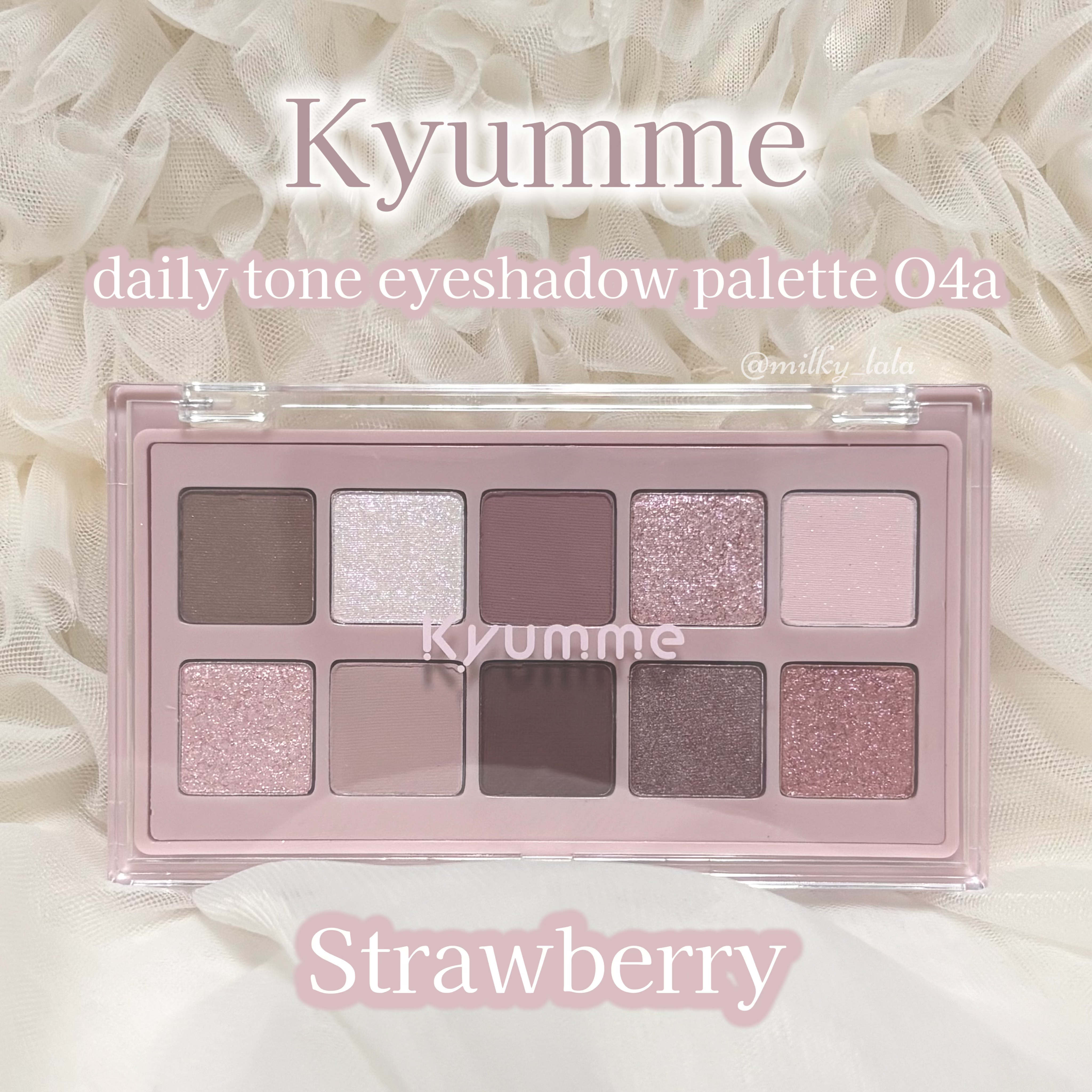 KM デイリートーンアイシャドウパレット/Kyumme/アイシャドウパレットを使ったクチコミ（1枚目）