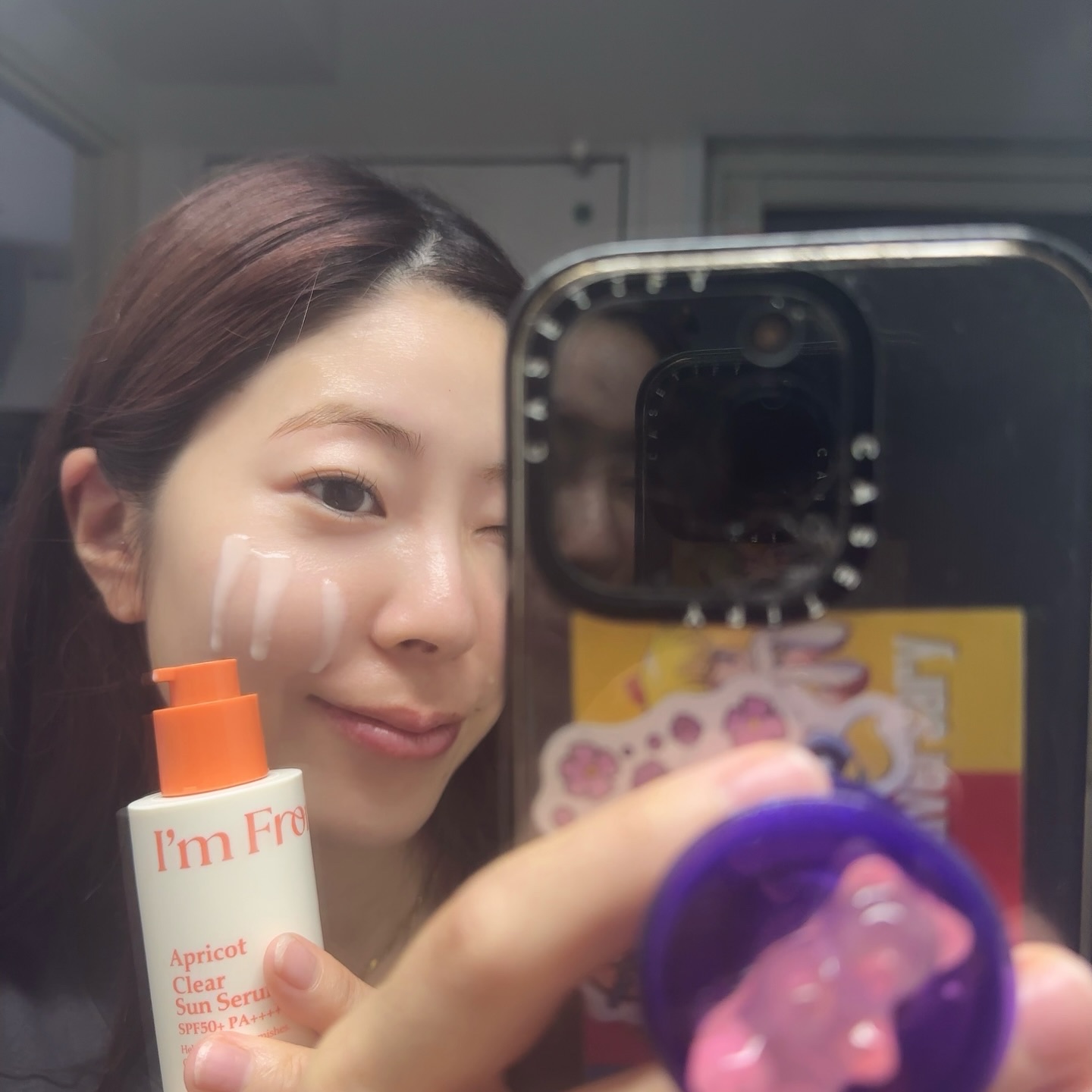 アプリコットクリアサンセラム/I'm from/日焼け止めローションを使ったクチコミ（3枚目）