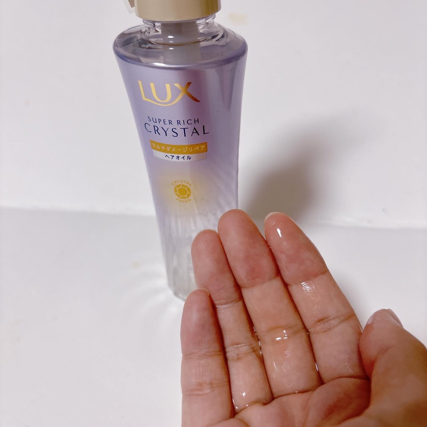 スーパーリッチクリスタル マルチダメージリペア シャンプー/トリートメント/LUX/市販シャンプーを使ったクチコミ(5枚目)