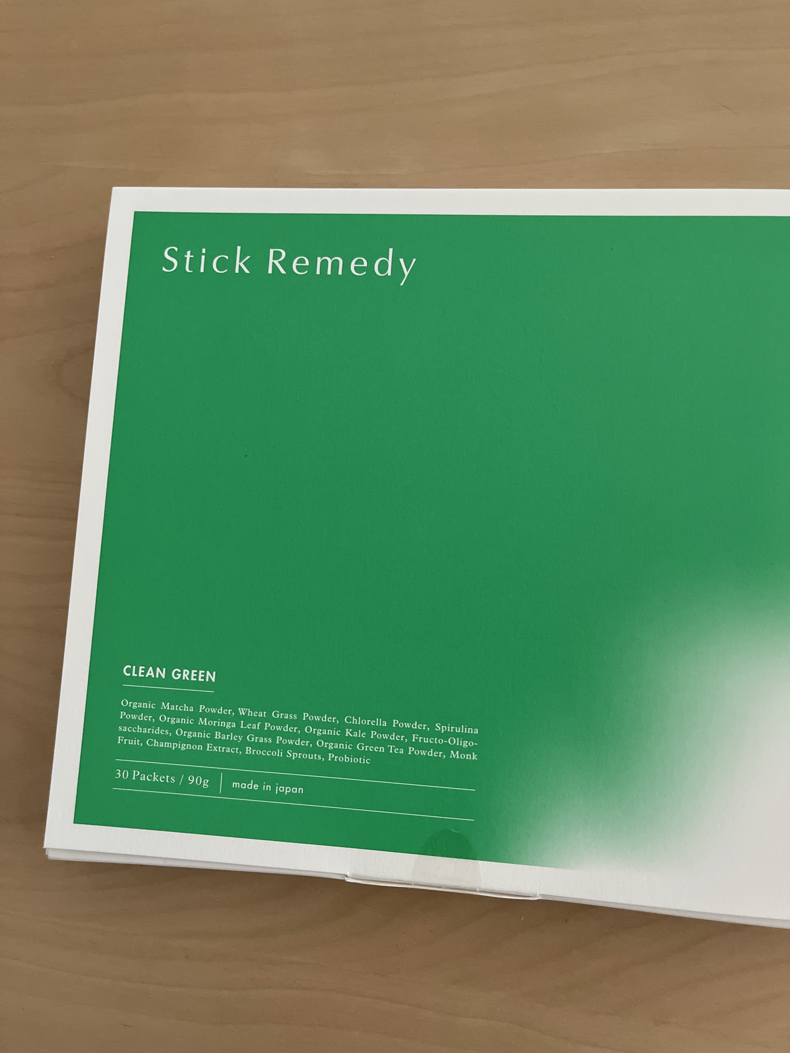 Clean Green/Stick Remedy/健康サプリメントを使ったクチコミ（1枚目）