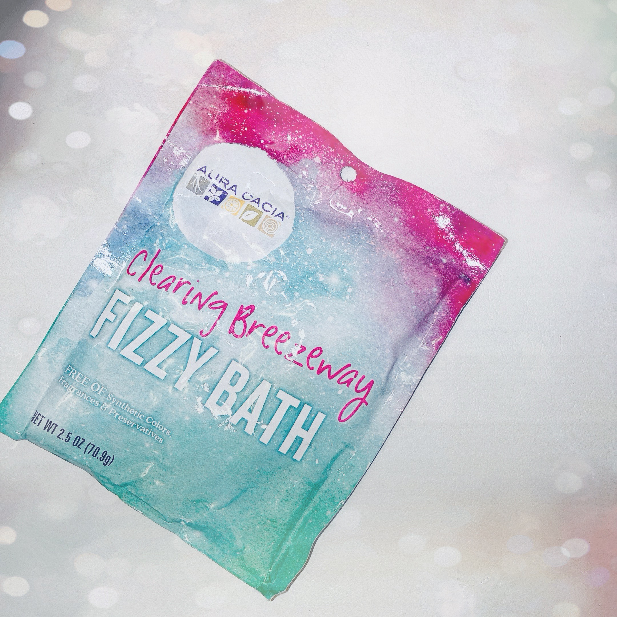 フィジーバス クリアリングブリーズウェイ/Aura Cacia/炭酸系入浴剤を使ったクチコミ（1枚目）