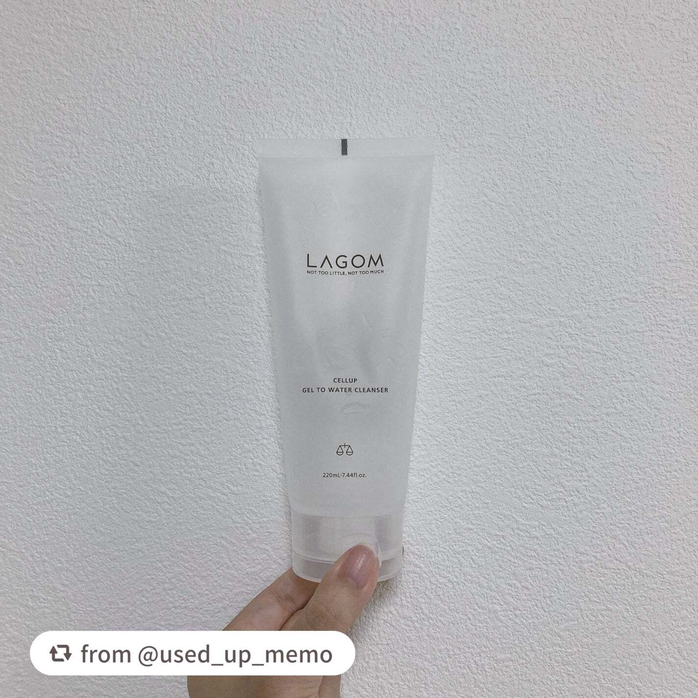 ラゴム ジェルトゥウォーター クレンザー(朝用洗顔)/LAGOM /その他洗顔料を使ったクチコミ(1枚目)