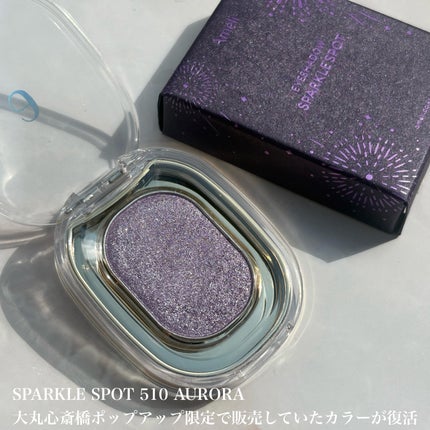 Ameli SPARKLE SPOTのクチコミ「💜瞼にオーロラ
Ameli
SPARKLE SPOT
510 AURORA
大丸心斎橋ポップ.....」(2枚目)