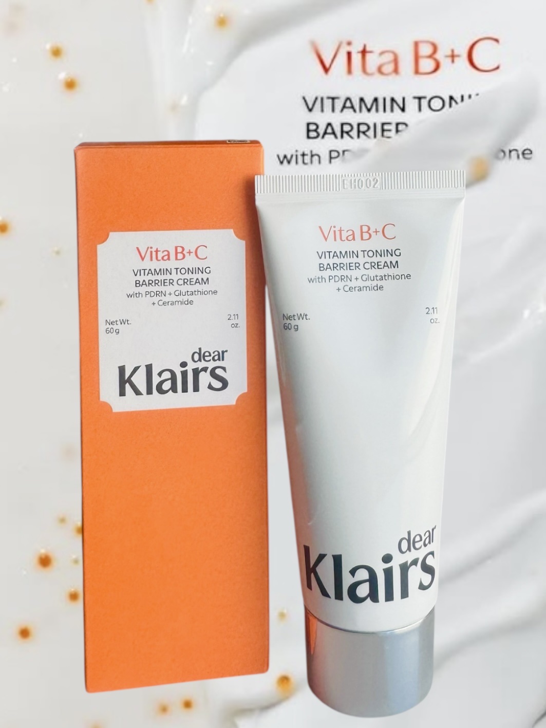 PDRN ビタグル バリアクリーム/Klairs/フェイスクリームを使ったクチコミ（1枚目）