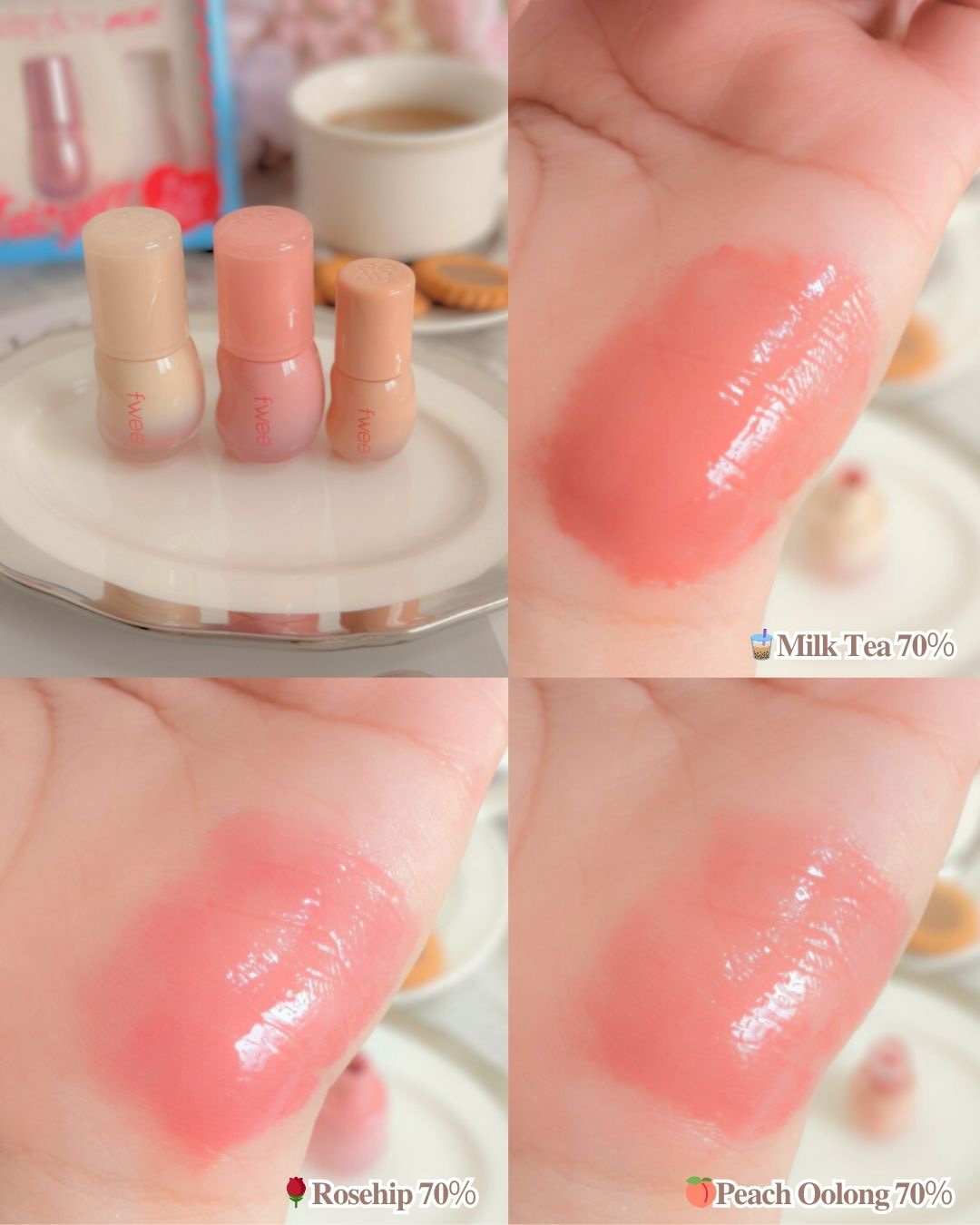 フィー 3Dボリューミンググロス/fwee/リップグロスを使ったクチコミ（3枚目）