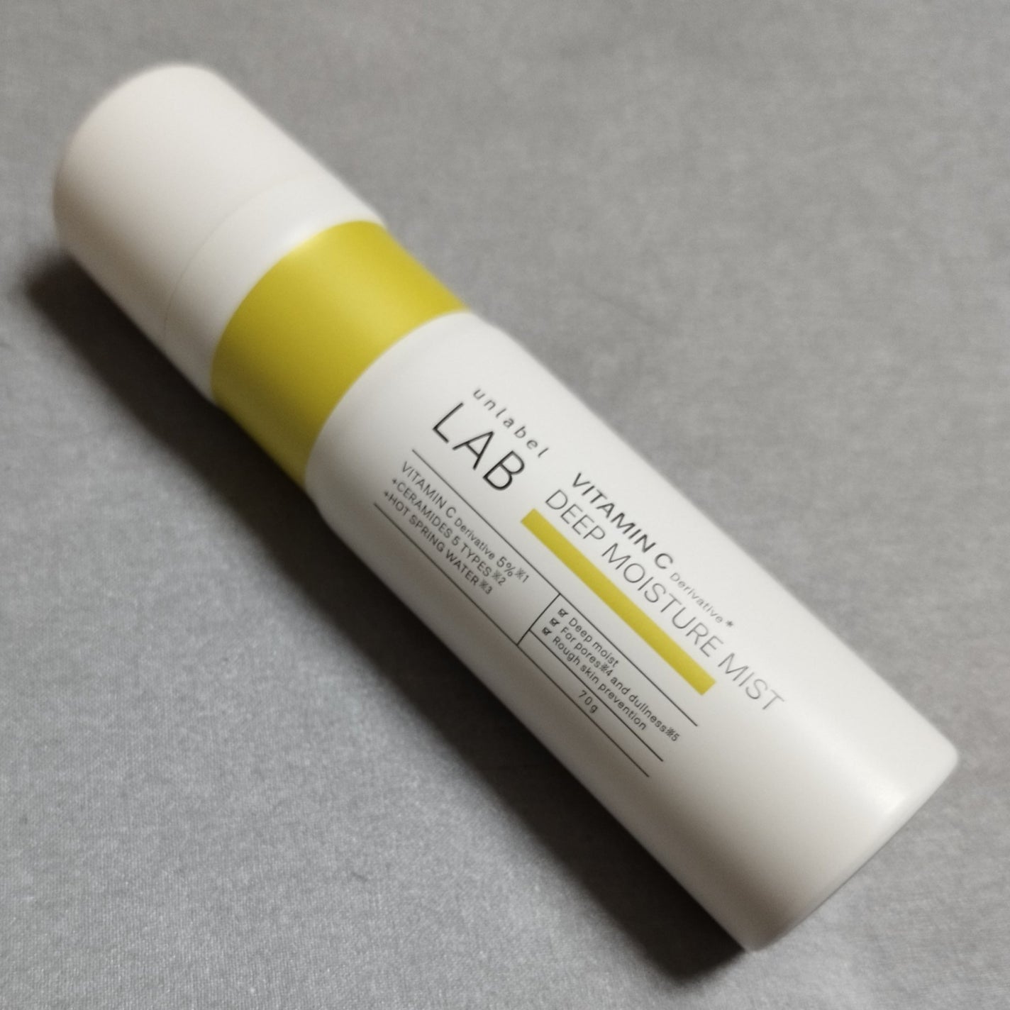 アンレーベル V ディープモイスチャーミスト/unlabel/ミスト状化粧水を使ったクチコミ(1枚目)