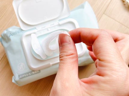 Atsude 乾かない手口ふき/AIRFRIC/ボディシートを使ったクチコミ(8枚目)