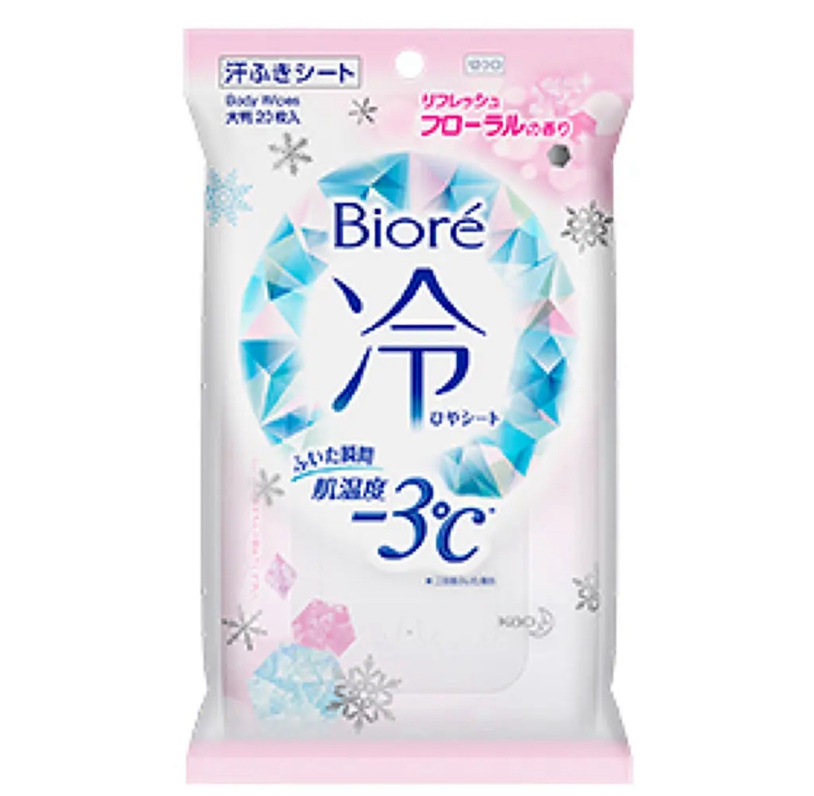 冷シート リフレッシュフローラルの香り/ビオレ/ボディシートを使ったクチコミ（1枚目）