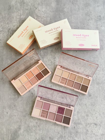 ムードアイズシャドウパレット/INGA/アイシャドウパレットを使ったクチコミ(1枚目)