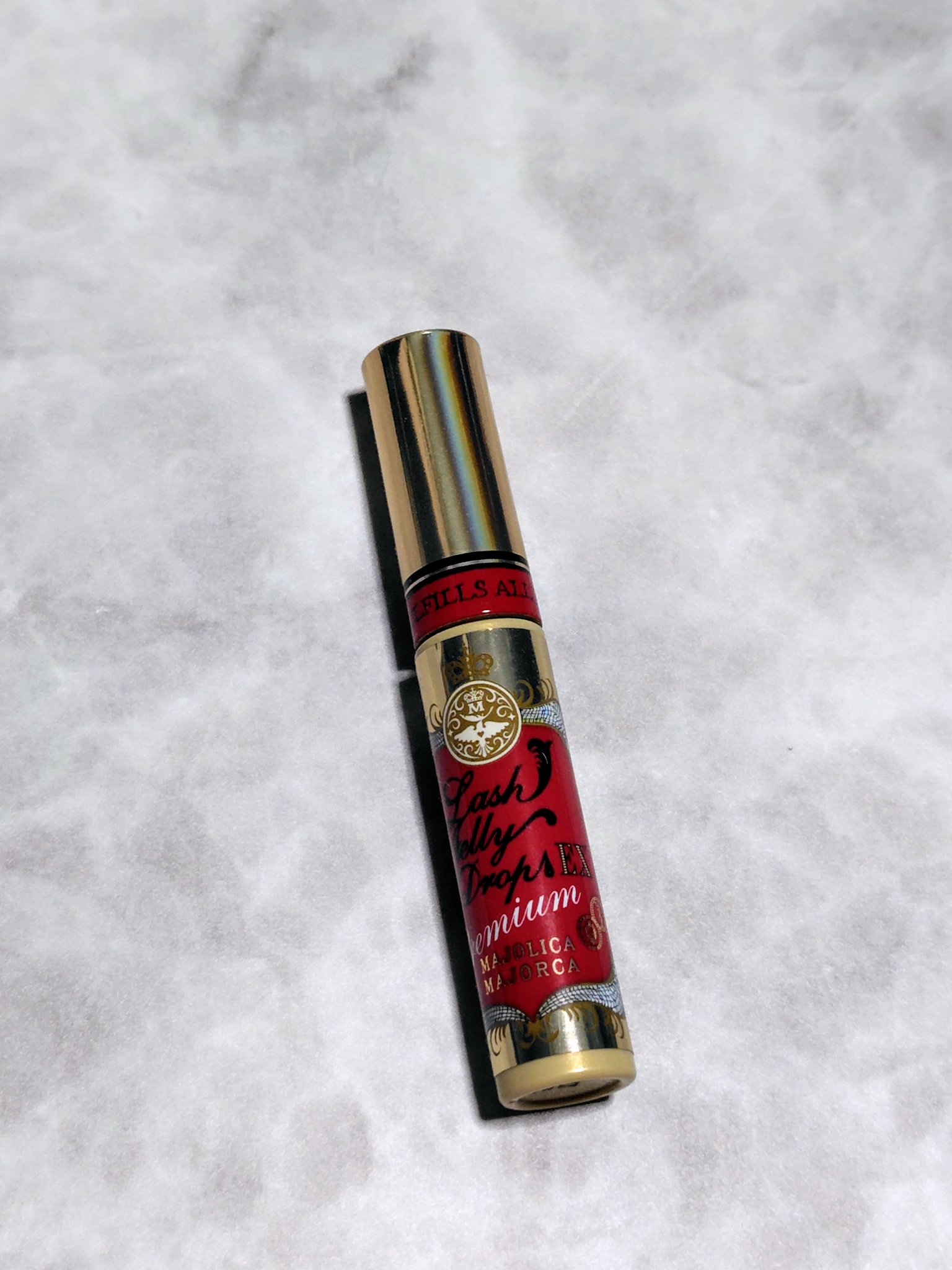 MAJOLICA MAJORCA
ラッシュジェリードロップ EX プレミアム
2420円（税込）

濃密まつ毛美容液
高濃度美容液でまつ毛パックも😆
まつ毛パーマをかけたら、お店の方に美容液を
塗ってくださいと助言あり☺️
今、使い始めて