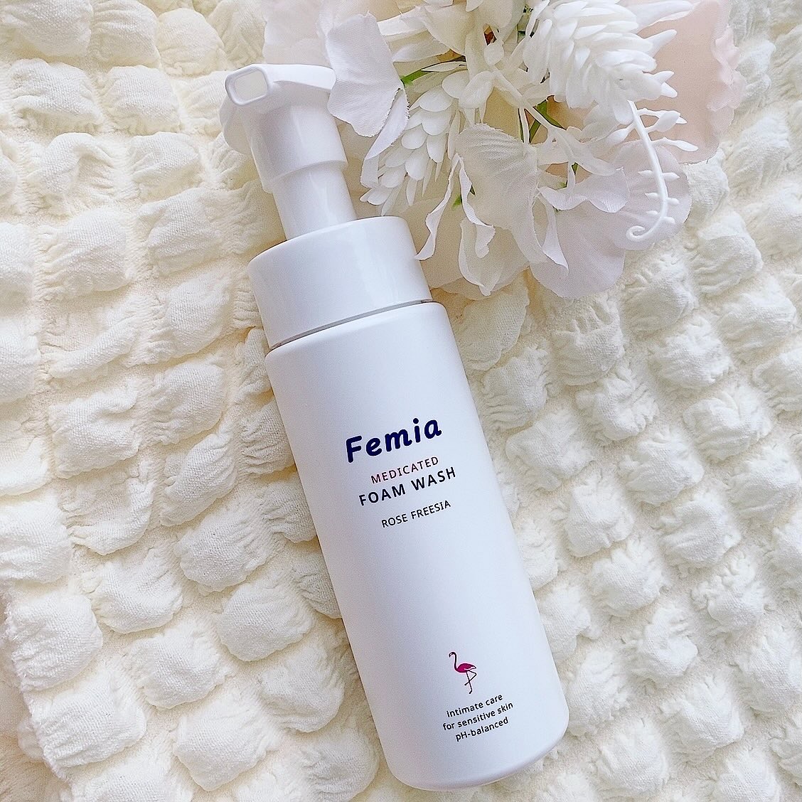 薬用泡ウォッシュ　ローズとフリージアの香り /Femia/デリケートゾーンケアを使ったクチコミ（1枚目）