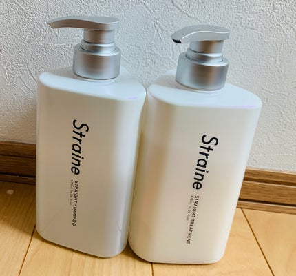 ストレートシャンプー/ストレートトリートメント ホワイトブロッサムの香り/Straine/市販シャンプーを使ったクチコミ(1枚目)