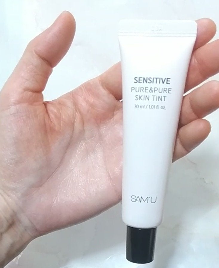 センシティブピュア&ピュアスキンティント/SAM'U/化粧下地を使ったクチコミ(5枚目)
