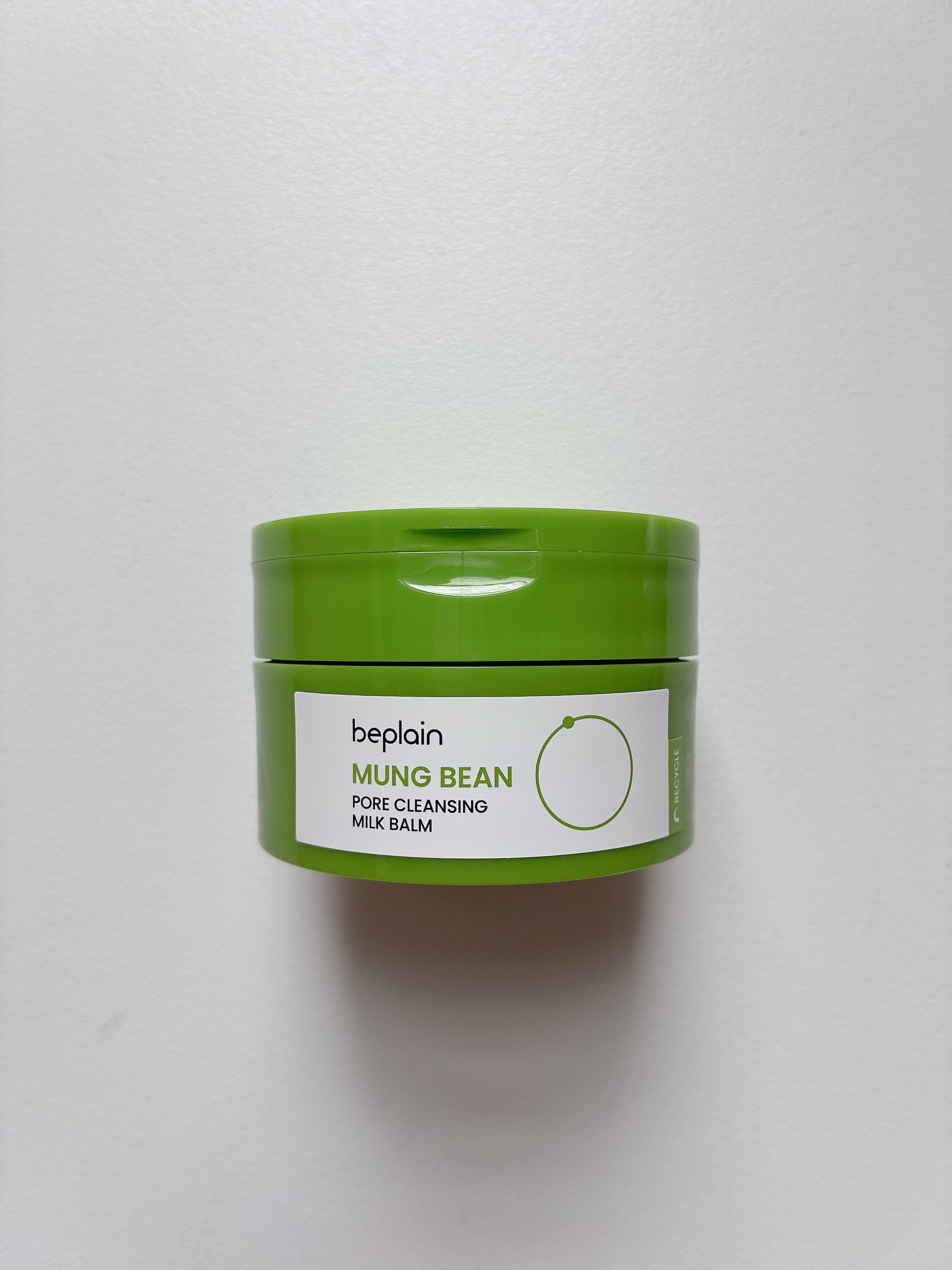 緑豆毛穴クレンジングミルクバーム/beplain/クレンジングバームを使ったクチコミ（1枚目）