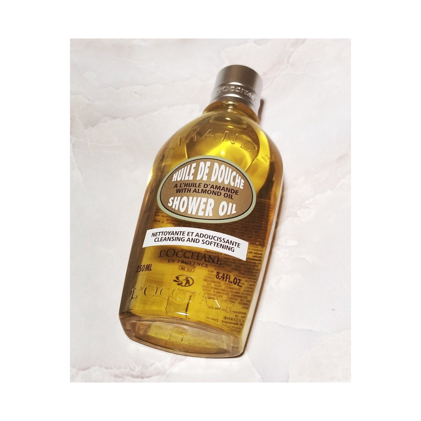 アーモンド モイスチャライジングシャワーオイル/L'OCCITANE/ボディソープを使ったクチコミ(1枚目)