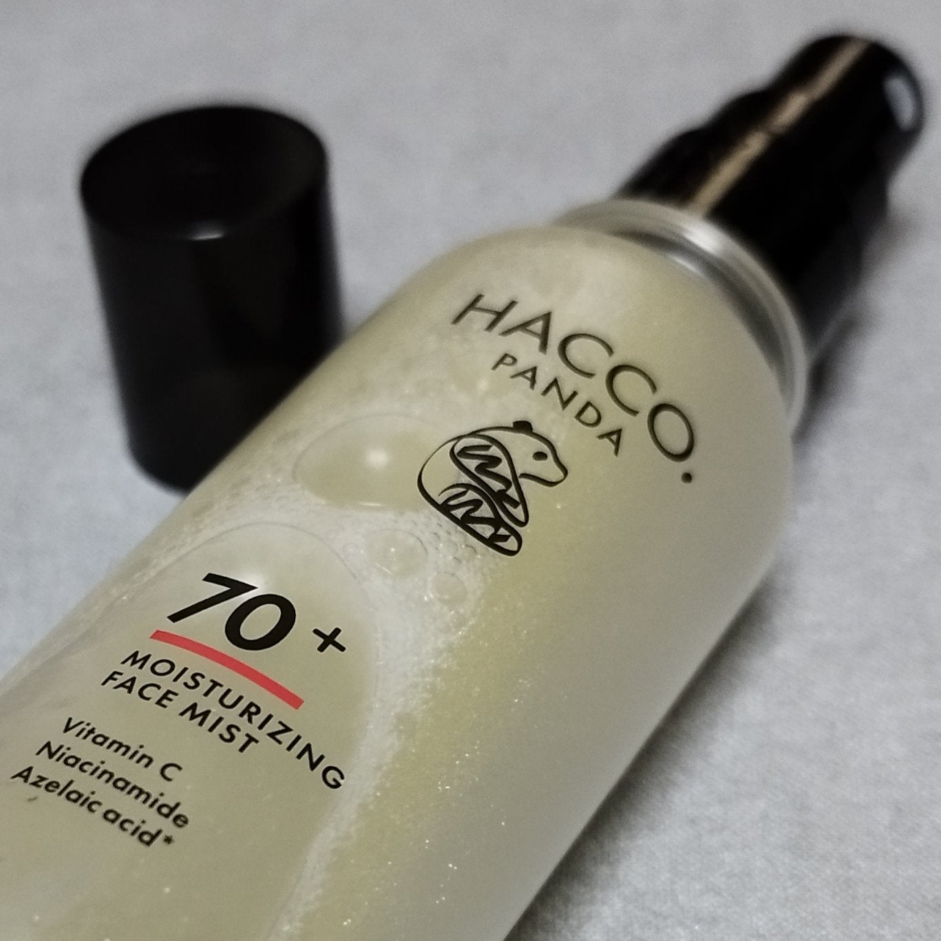 ハッコウパンダ メイクの上から発酵保湿ミスト/HACCO.PANDA/ミスト状化粧水を使ったクチコミ(3枚目)