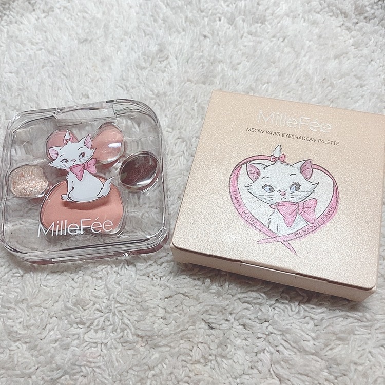 ミャオパウズアイシャドウパレット/MilleFée/アイシャドウパレットを使ったクチコミ（1枚目）