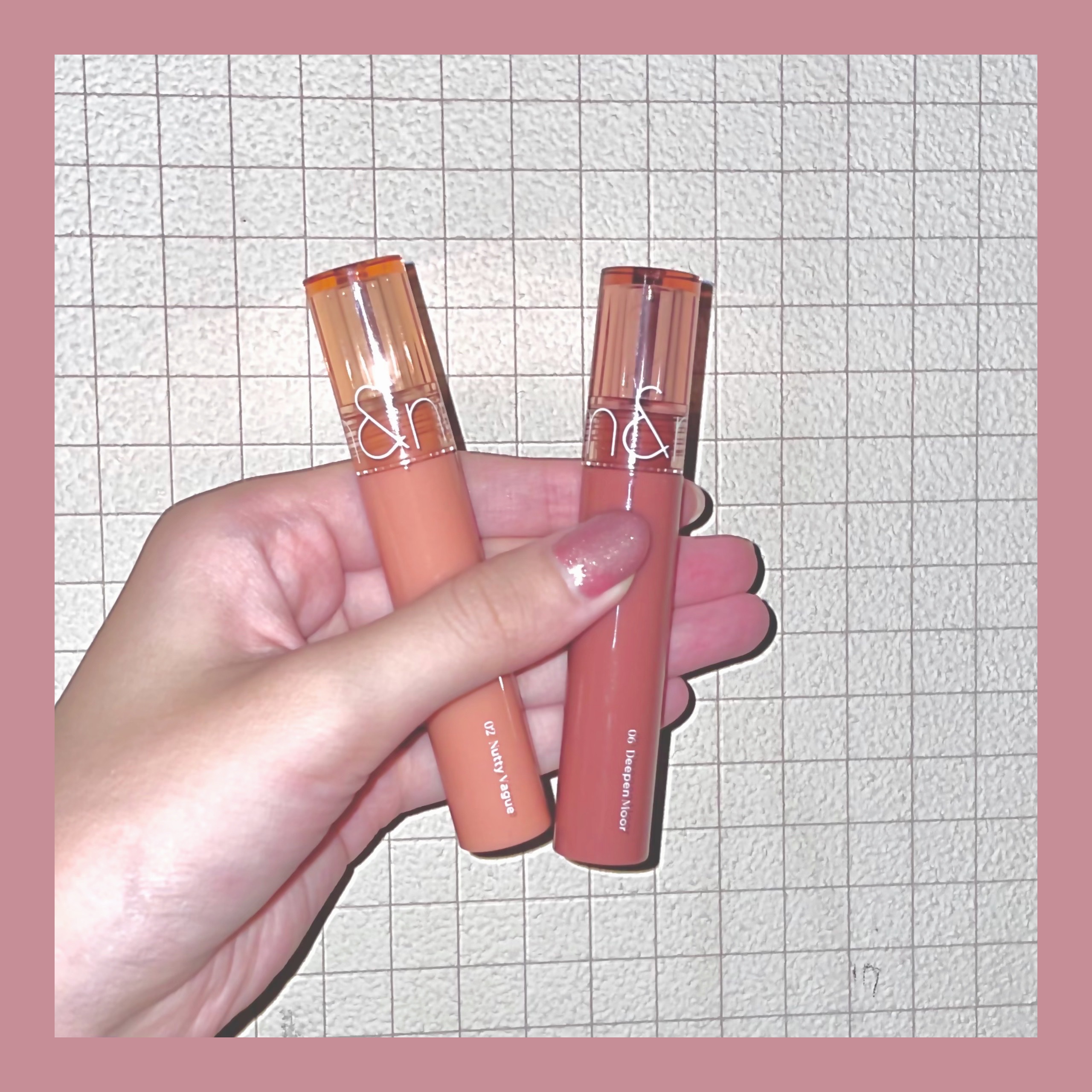 グラスティングカラーグロス/rom&nd/リップグロスを使ったクチコミ（2枚目）