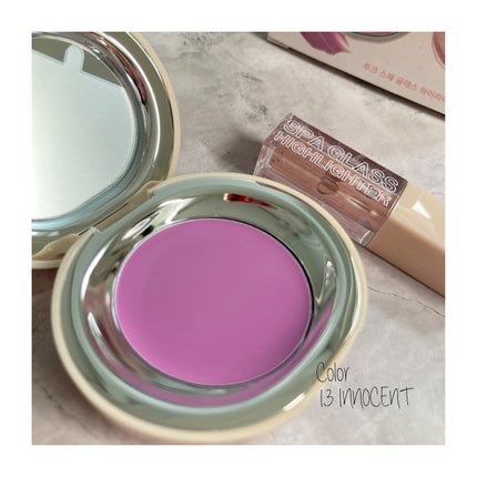 SATIN DOHWA BALM/Tooq/ジェル・クリームチークを使ったクチコミ(2枚目)