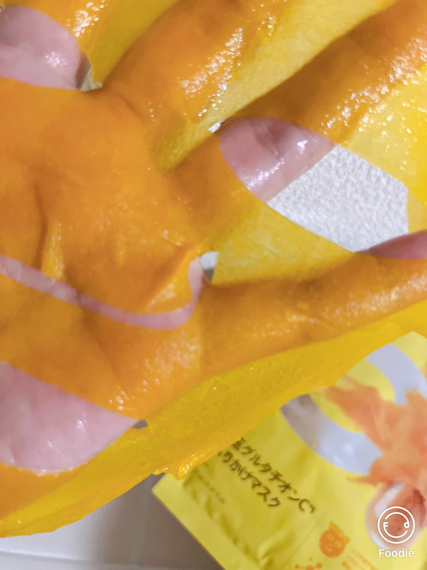 5番 白玉グルタチオンCふりかけマスク/numbuzin/シートマスク・パックを使ったクチコミ(3枚目)