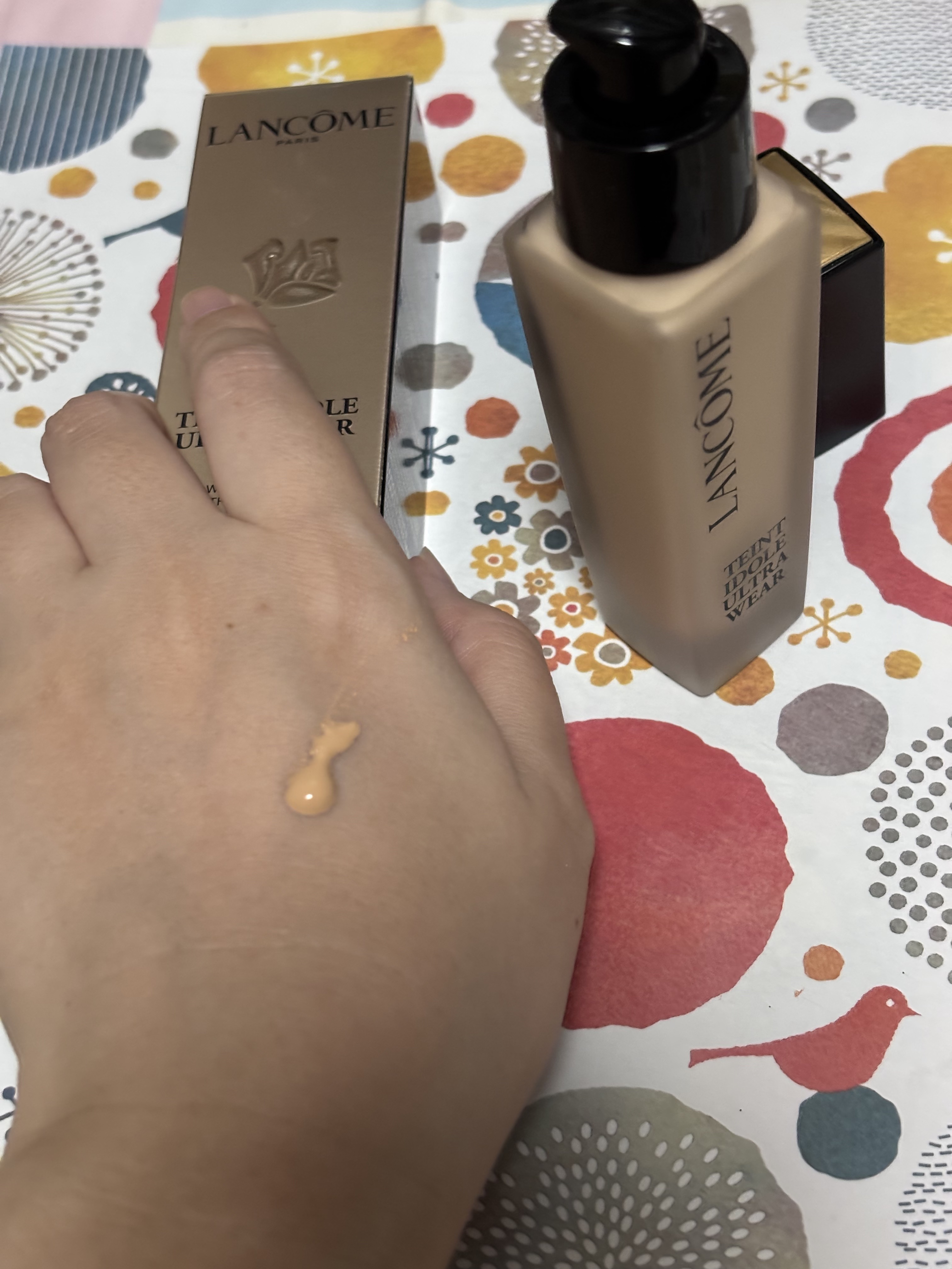 タンイドル ウルトラ ウェア リキッド N/LANCOME/リキッドファンデーションを使ったクチコミ（2枚目）