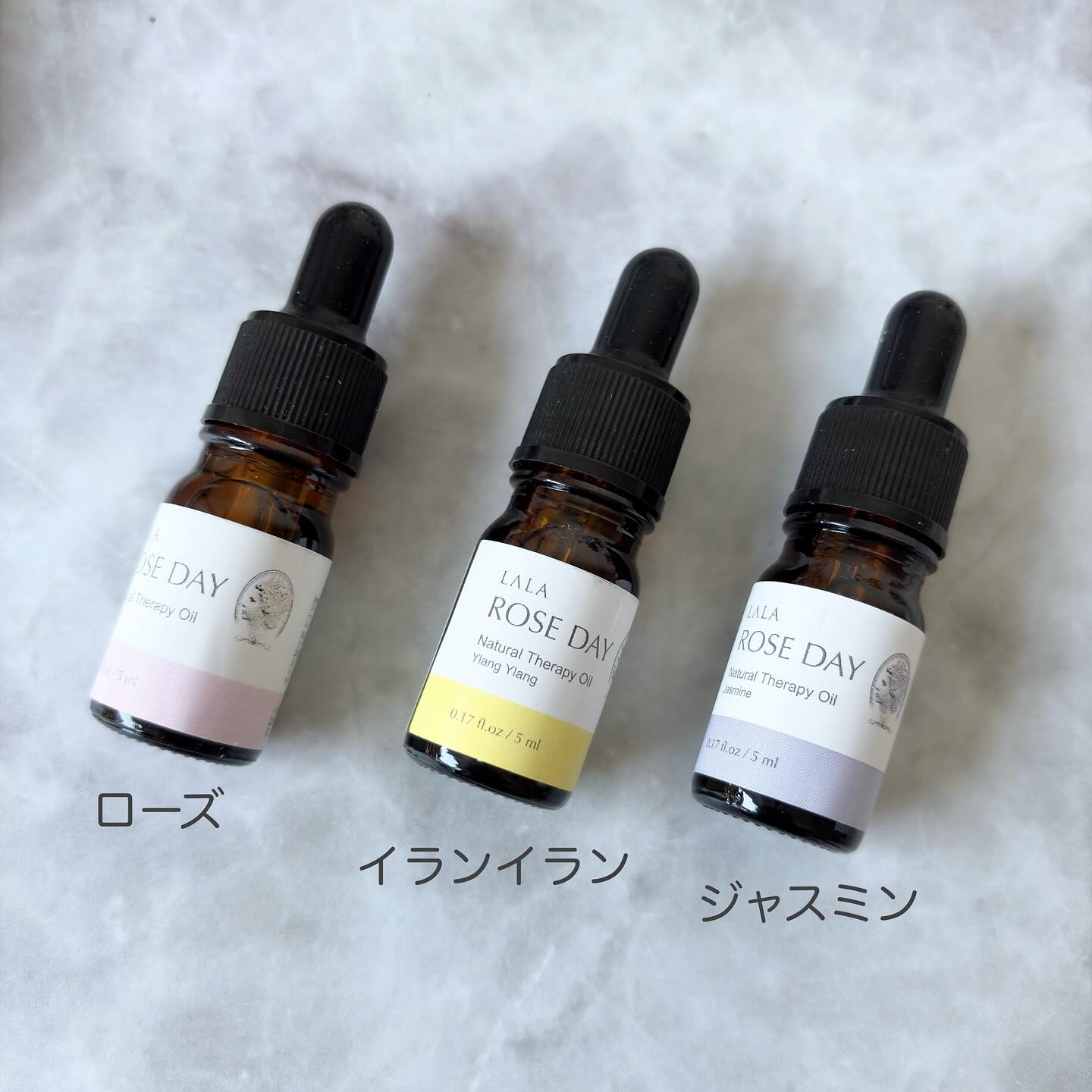  LALA ROSE DAY インナーパフューム　ローズのクチコミ「．

LALA ROSEDAY ララローズデー
ナチュラルセラピーオイル（インナーパフューム）.....」（2枚目）