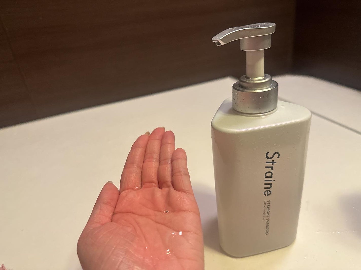 ストレートシャンプー/ストレートトリートメント ホワイトブロッサムの香り/Straine/市販シャンプーを使ったクチコミ(3枚目)