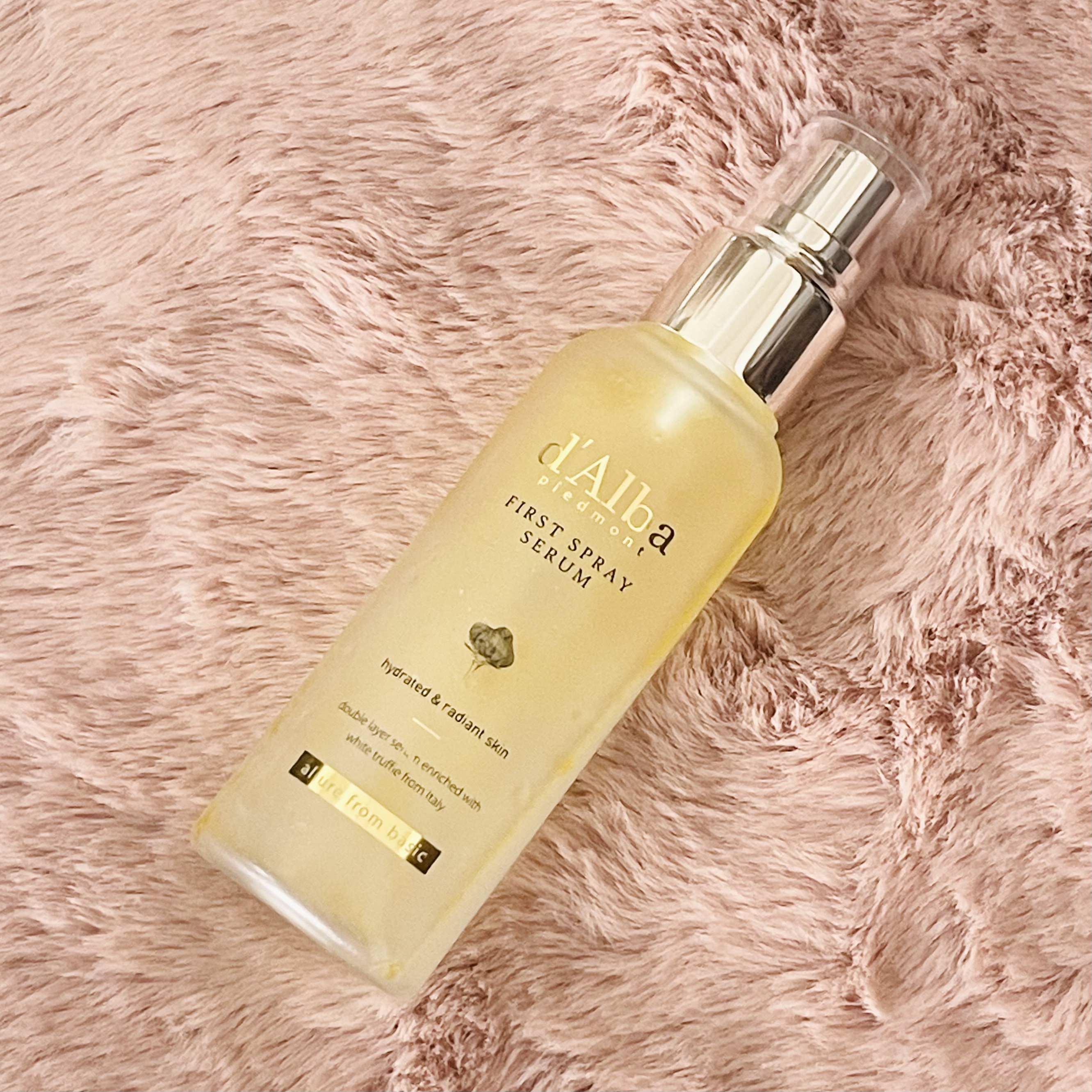 ダルバ ホワイトトリュフファーストスプレーセラム/ダルバ/ミスト状化粧水を使ったクチコミ（1枚目）