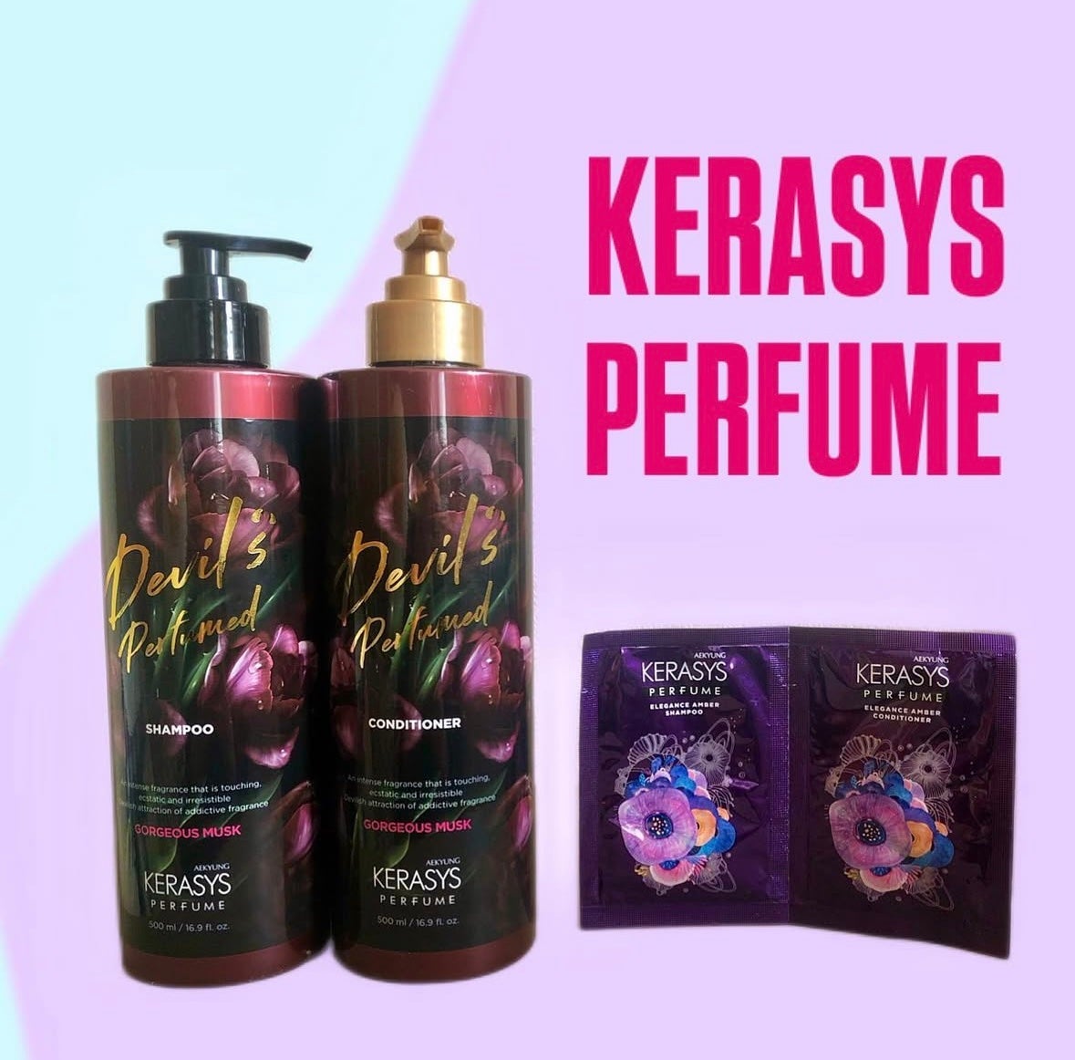 デビルズパフューム ゴージャス ムスク シャンプー&リンス/KERASYS/シャンプー・コンディショナーを使ったクチコミ(1枚目)