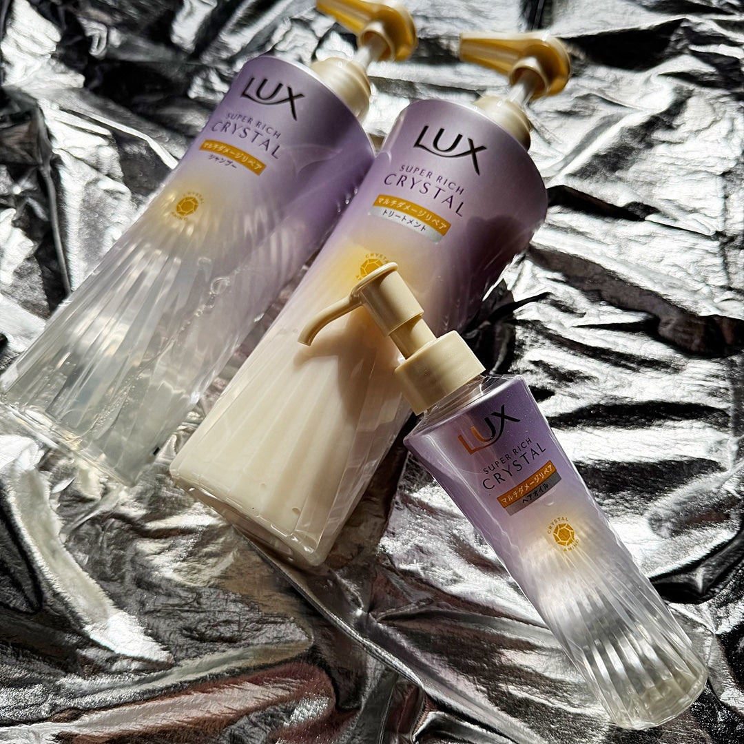 スーパーリッチクリスタル マルチダメージリペア シャンプー/トリートメント/LUX/市販シャンプーを使ったクチコミ(1枚目)