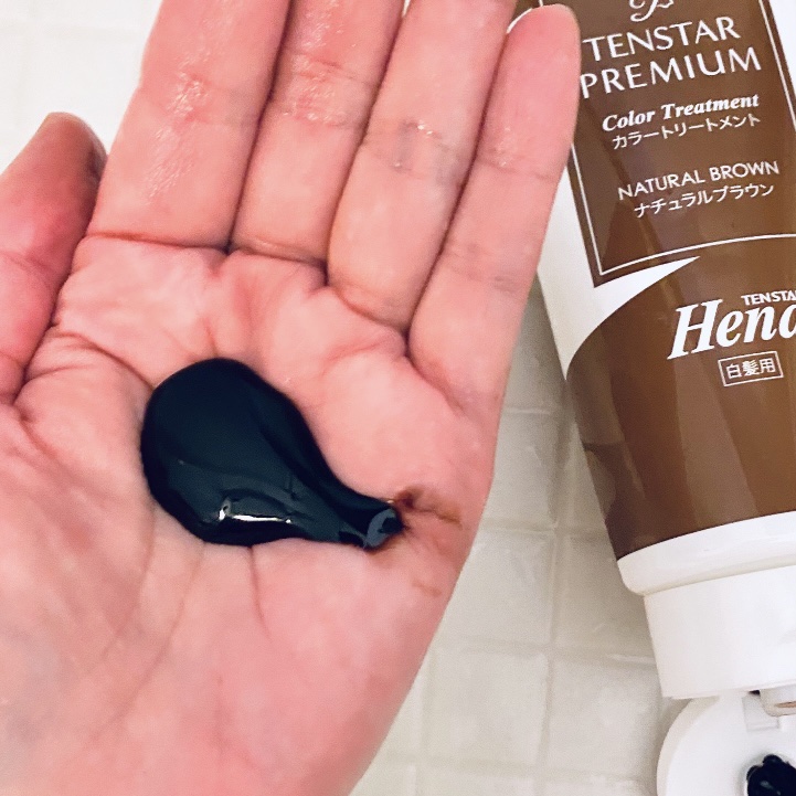 テンスターHenaプレミアム　カラートリートメント/テンスターHenaプレミアム/ヘアカラーを使ったクチコミ（2枚目）