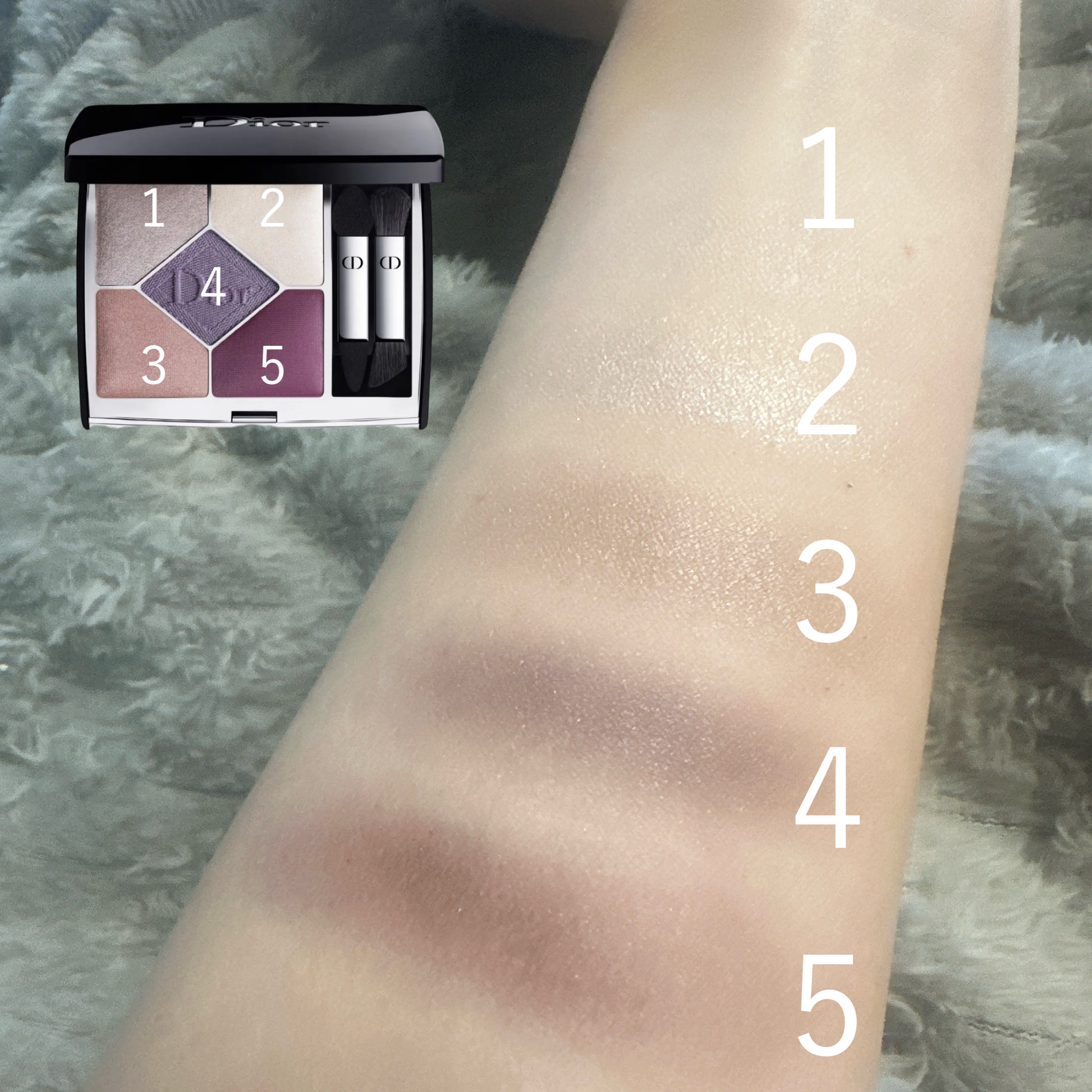 【旧】サンク クルール クチュール/Dior/アイシャドウパレットを使ったクチコミ（2枚目）