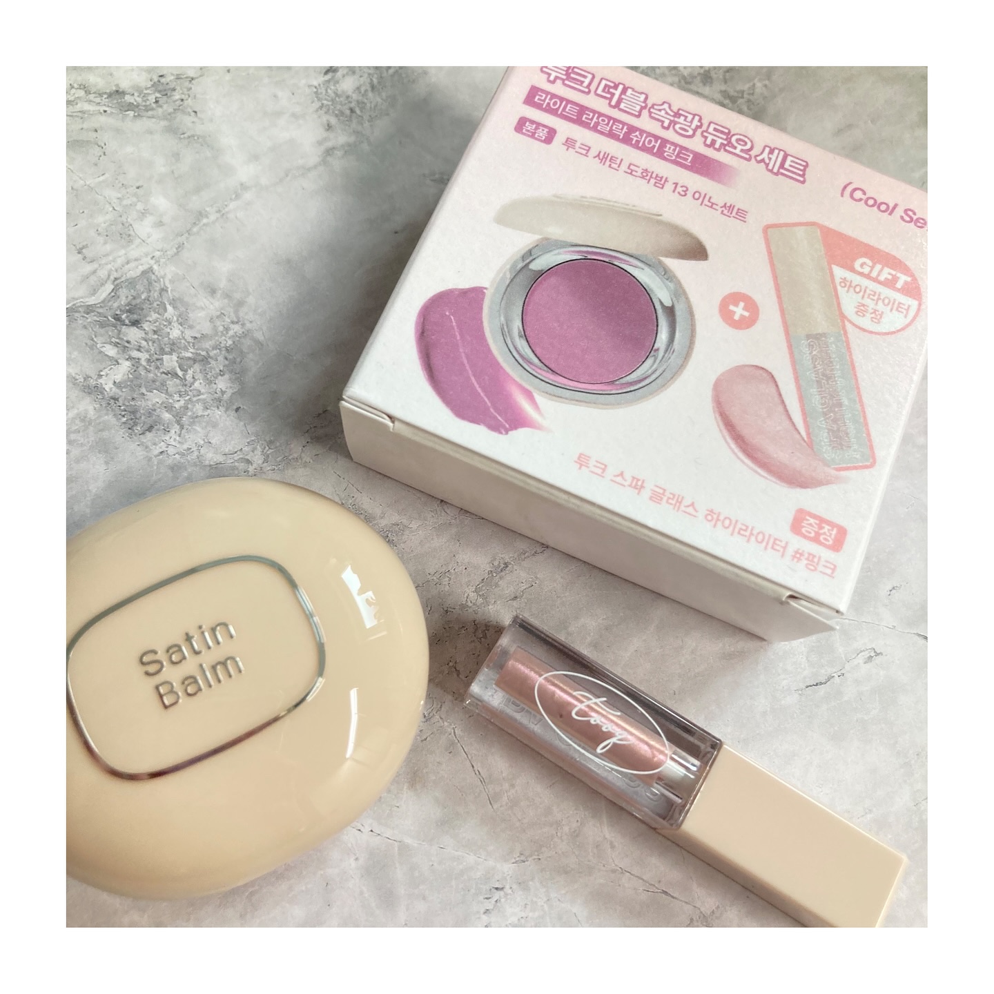 SATIN DOHWA BALM/Tooq/ジェル・クリームチークを使ったクチコミ（1枚目）