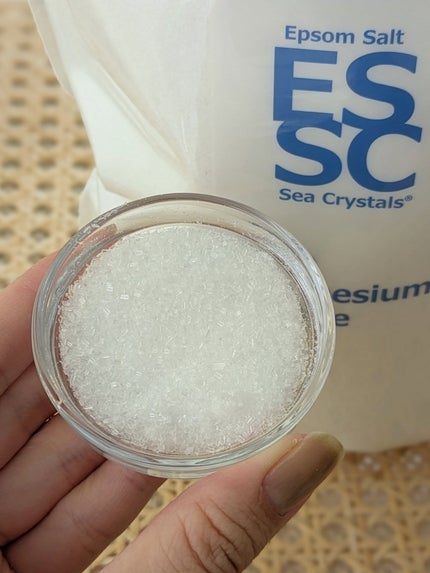 シークリスタルス エプソムソルト オリジナル/sea crystals/無機塩系入浴剤を使ったクチコミ(2枚目)