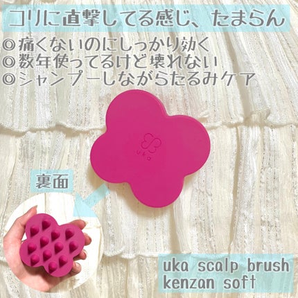 uka scalp brush kenzan/uka/スカルプブラシを使ったクチコミ(1枚目)