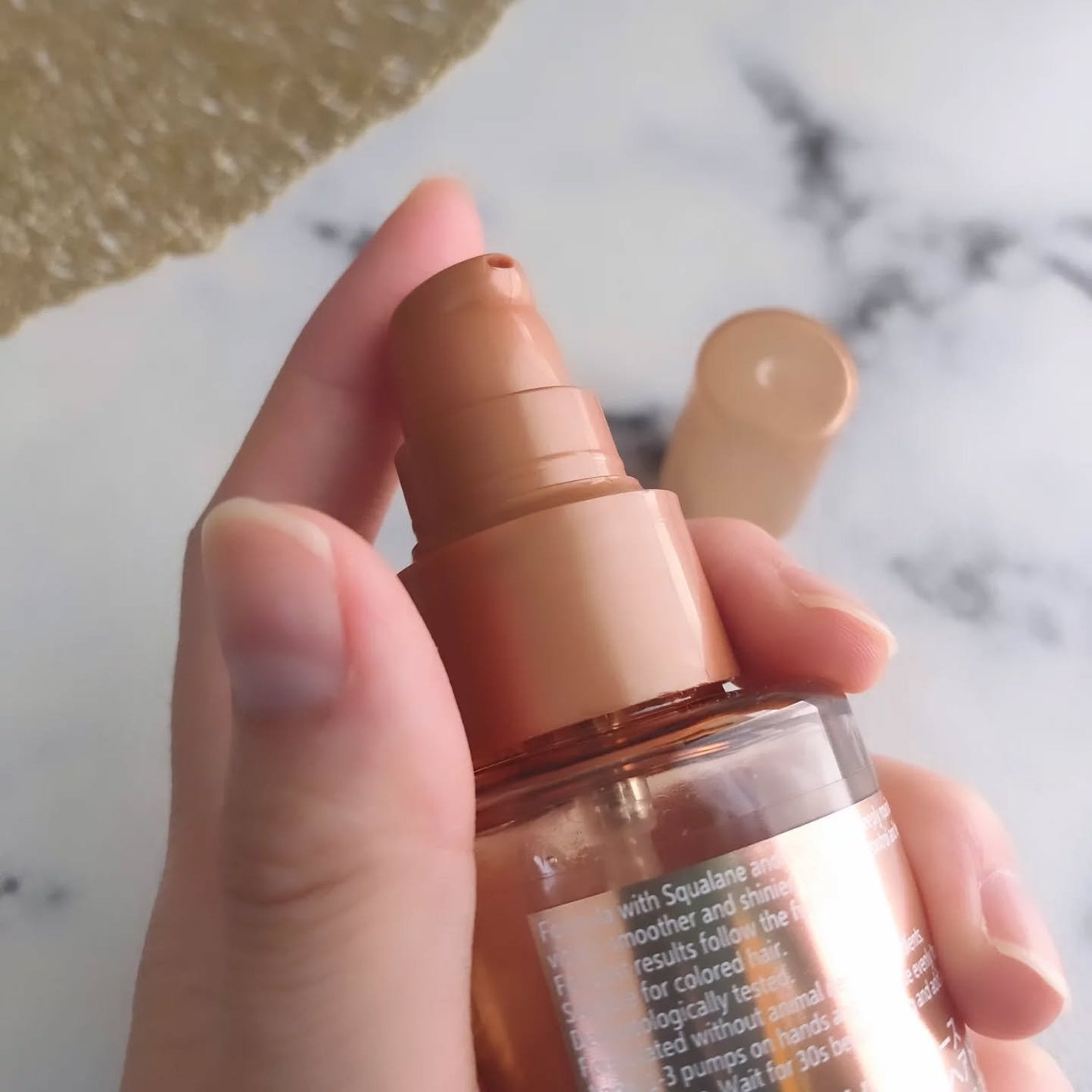 アルタイム スムース ミラクルオイルセラム/ウエラ/ヘアオイルを使ったクチコミ(4枚目)