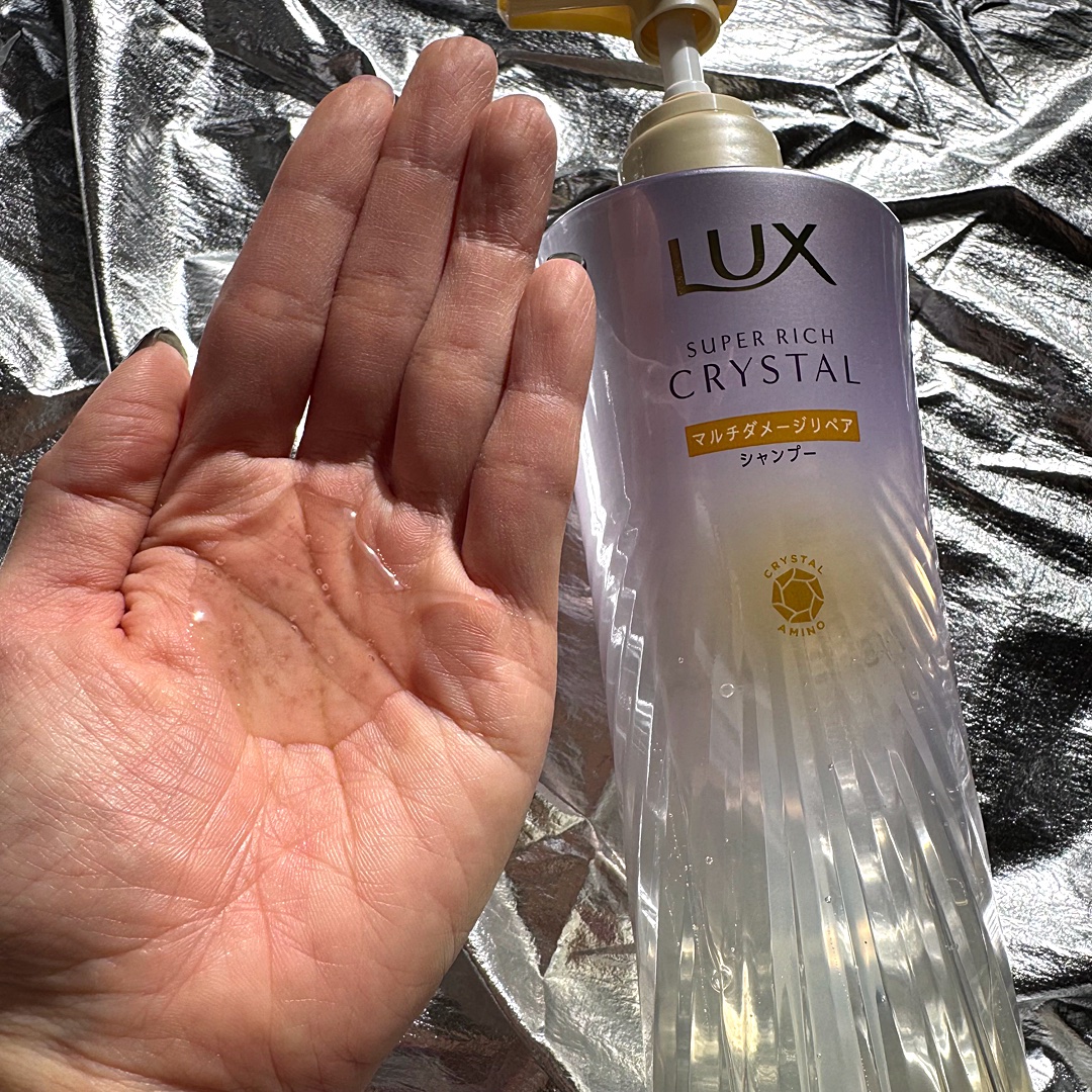 スーパーリッチクリスタル　マルチダメージリペア　シャンプー/トリートメント/LUX/市販シャンプーを使ったクチコミ（2枚目）